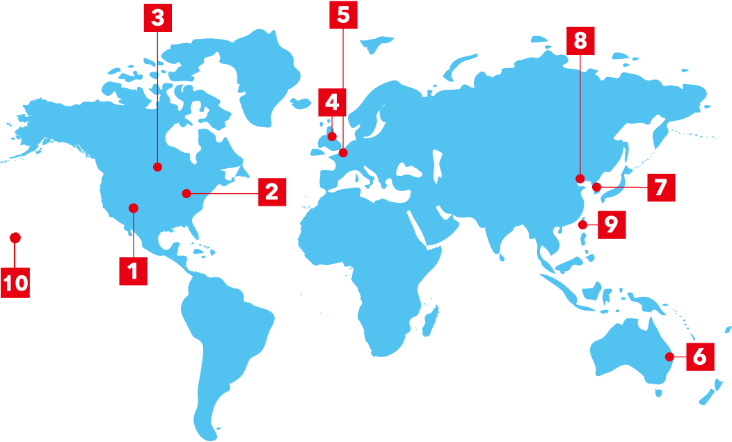 世界地図 world map