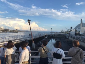 神戸港震災メモリアルパークに残る崩れた護岸の遺構