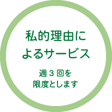 私的理由によるサービス