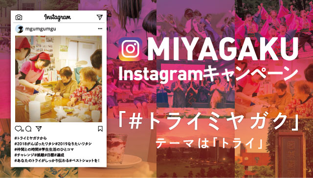 宮城学院女子大学×Instagram　インスタキャンペーン第3弾　ミヤガクナツイロ