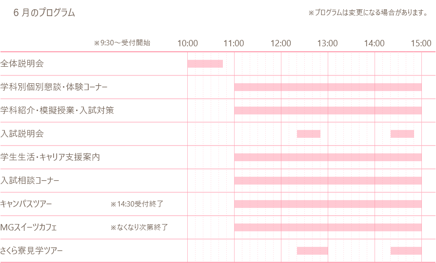 6月予定